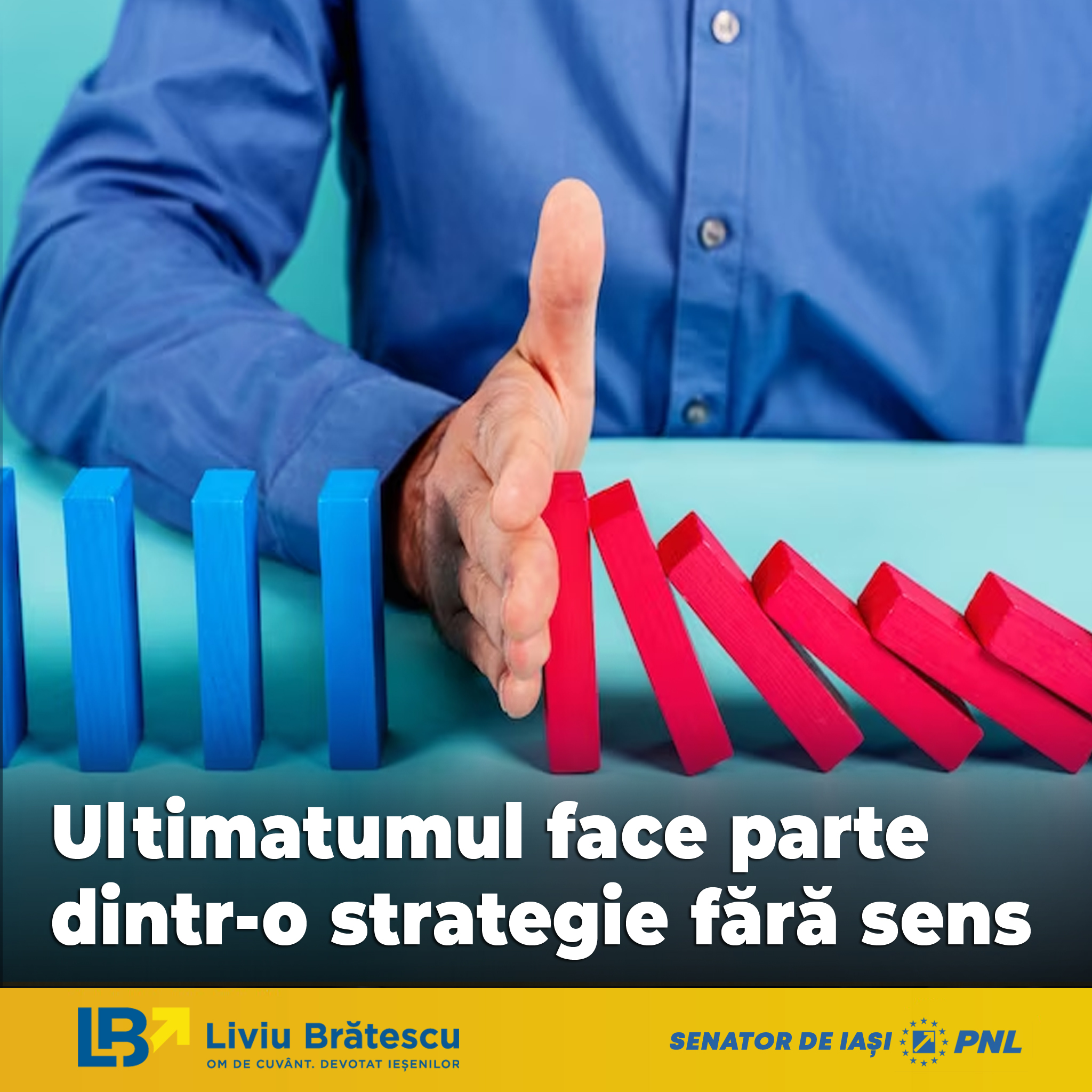 Ultimatumul face parte dintr-o strategie fără sens